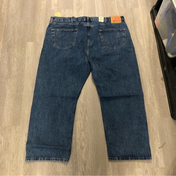 Levi’s 505 Regular Big & Tall 50x30 Men Jeans Blue - Picture 10 of 10